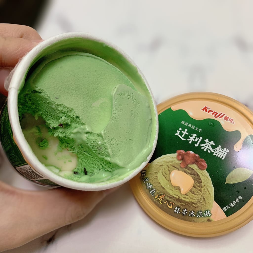 《甜點》KENJI健司x辻利茶舖。全家辻利抹茶流心冰淇淋