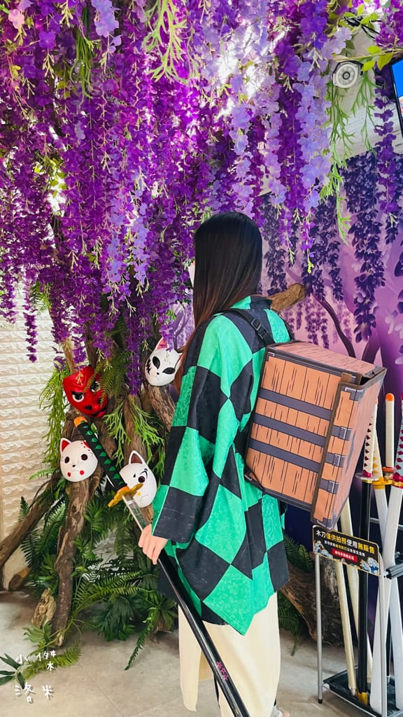 《美食》【已歇業】伍伍零-紫藤之呼吸｜最美森林變身の鬼滅之刃咖啡廳 中和咖啡廳 網美必訪 鬼滅迷不能錯過 捷運永安市場站商圈美食