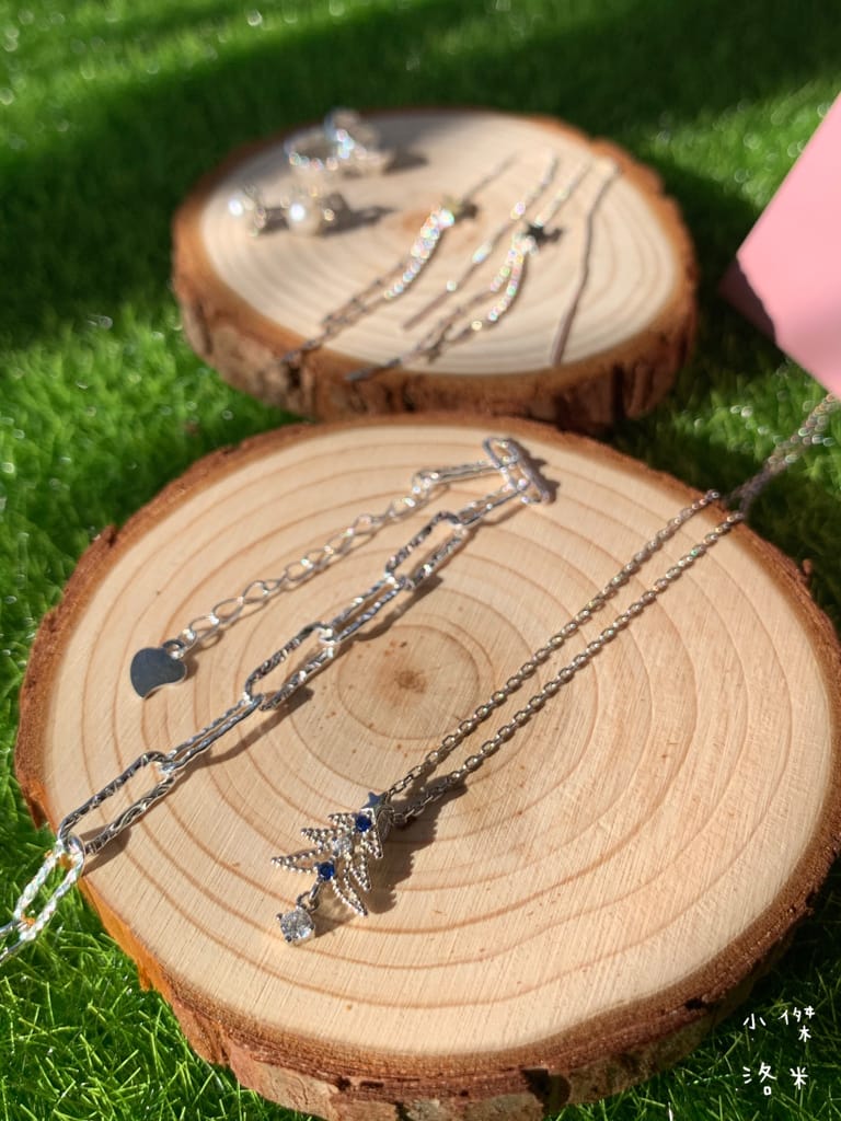 《時尚穿搭》Mine Accessory | 女孩必收!小清新飾品開箱  平價質感項鍊、耳環、戒指、手鍊  925純銀/純鋼系列 送份好禮愛自己