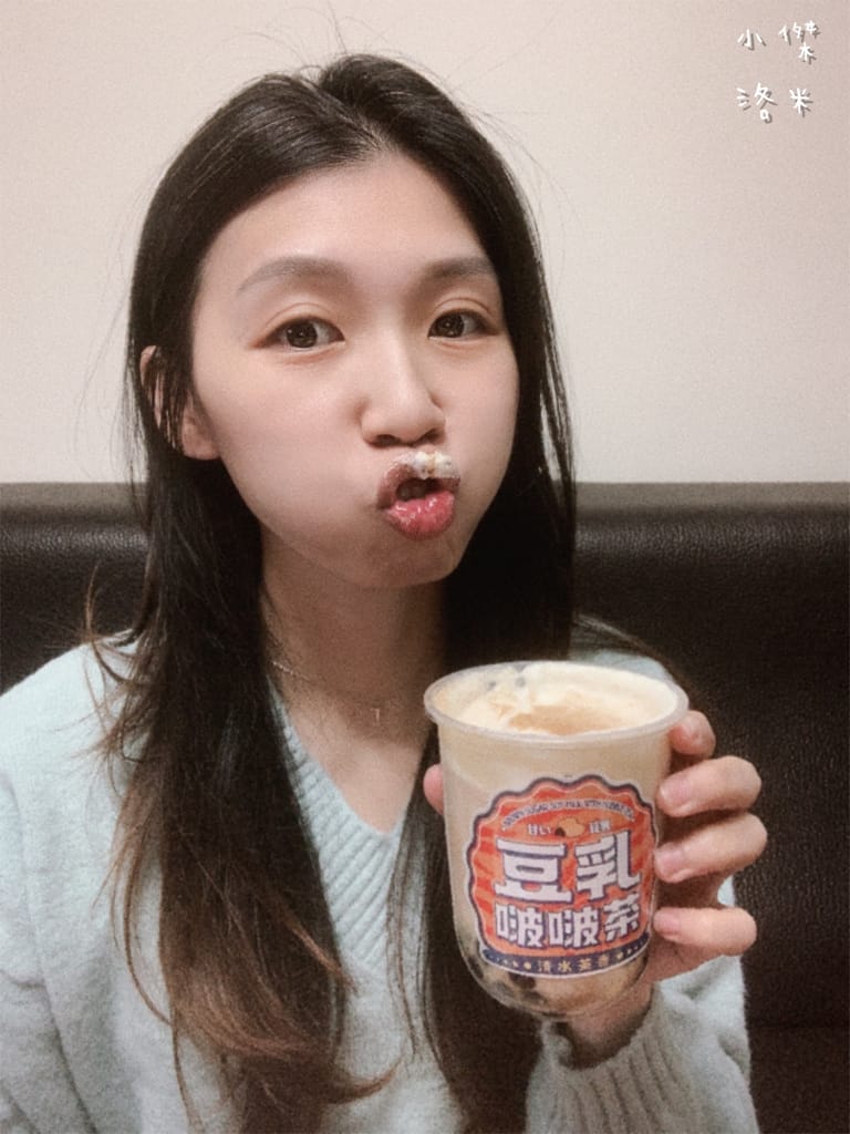 《飲品》清水茶香｜你敢挑戰用喝的香菜嗎?意外好喝的混搭豆乳飲 顛覆想像的香菜麻糬 口感好軟Q的豆乳啵啵茶 創意手搖茶推薦 膽量測式推薦 清水茶香南西店
