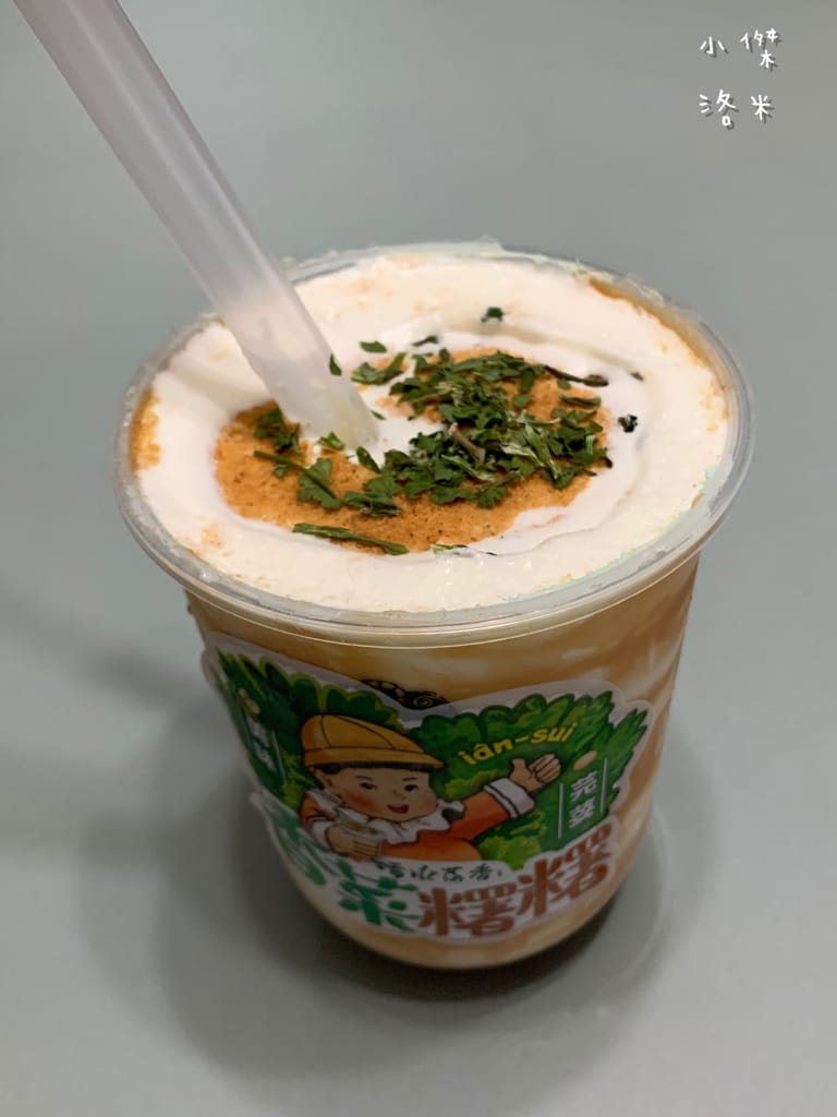 《飲品》清水茶香｜你敢挑戰用喝的香菜嗎?意外好喝的混搭豆乳飲 顛覆想像的香菜麻糬 口感好軟Q的豆乳啵啵茶 創意手搖茶推薦 膽量測式推薦 清水茶香南西店