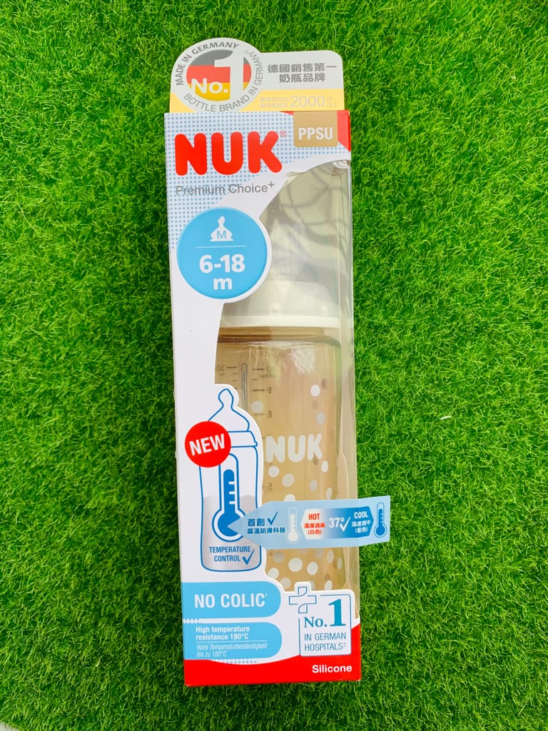 《親子》 NUK PPSU感溫奶瓶|防脹氣奶瓶再升級 NUK為愛學習 給爸媽看的見的安心感