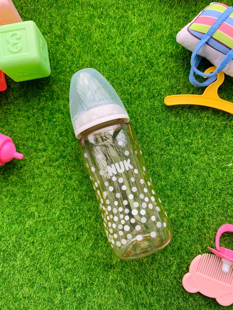 《親子》 NUK PPSU感溫奶瓶|防脹氣奶瓶再升級 NUK為愛學習 給爸媽看的見的安心感