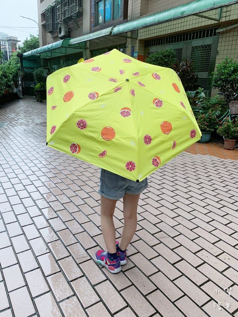 《生活》傘電俠-手開/自動葡萄柚傘｜用可愛的圖案保柚平安 好傘柚好年 輕量雨傘推薦