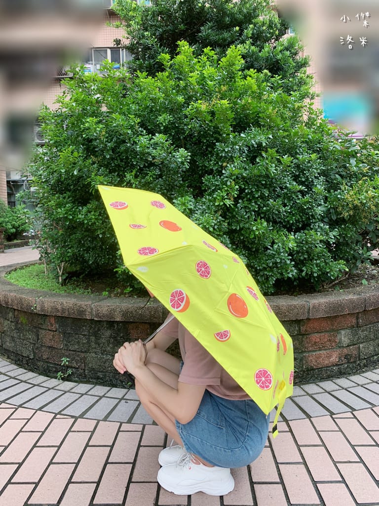 《生活》傘電俠-手開/自動葡萄柚傘｜用可愛的圖案保柚平安 好傘柚好年 輕量雨傘推薦