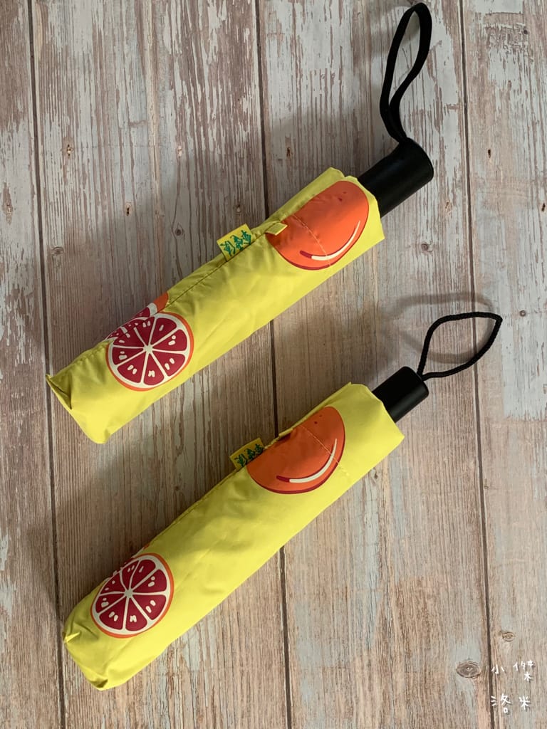 《生活》傘電俠-手開/自動葡萄柚傘｜用可愛的圖案保柚平安 好傘柚好年 輕量雨傘推薦