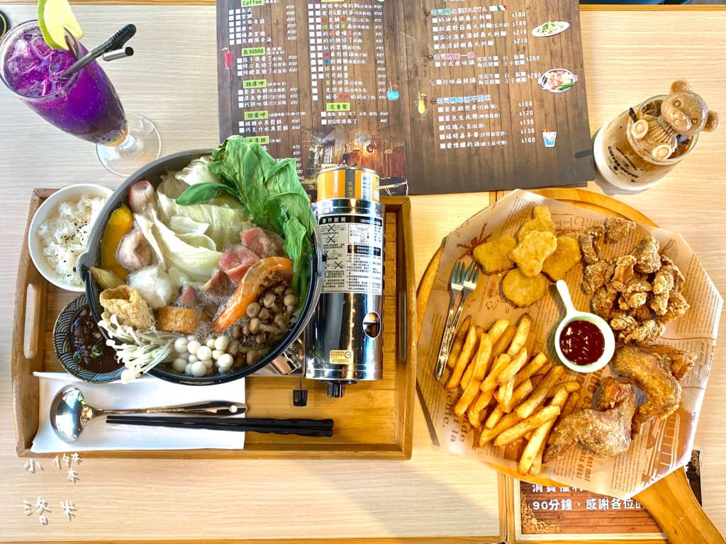 《旅遊美食》老司G Tea&Coffee｜宜蘭冬山 工業復古風 河岸玻璃屋 網美咖啡廳超好拍 兒童沙坑親子放風新選擇