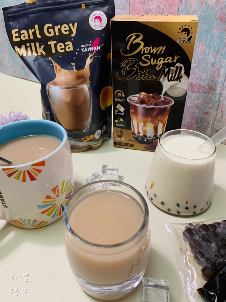 《宅配美食》開箱 徐可波 BOBA CHiC｜想和就喝 簡單自製黑糖珍珠鮮奶 英式伯爵奶茶 疫情下享受午茶時光 調一杯屬於自己的味道 DIY搖飲推薦