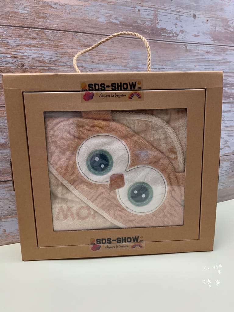 《親子》SDS-SHOW媽咪愛寶包-有機棉圍裙式浴巾｜嬰兒有機棉浴巾開箱 吸睛可愛造型連帽浴巾 寶寶沐浴洗澡不再打仗 百分之百台灣有機棉製作 實用新生兒禮物推薦 吸水性強寶寶浴巾推薦