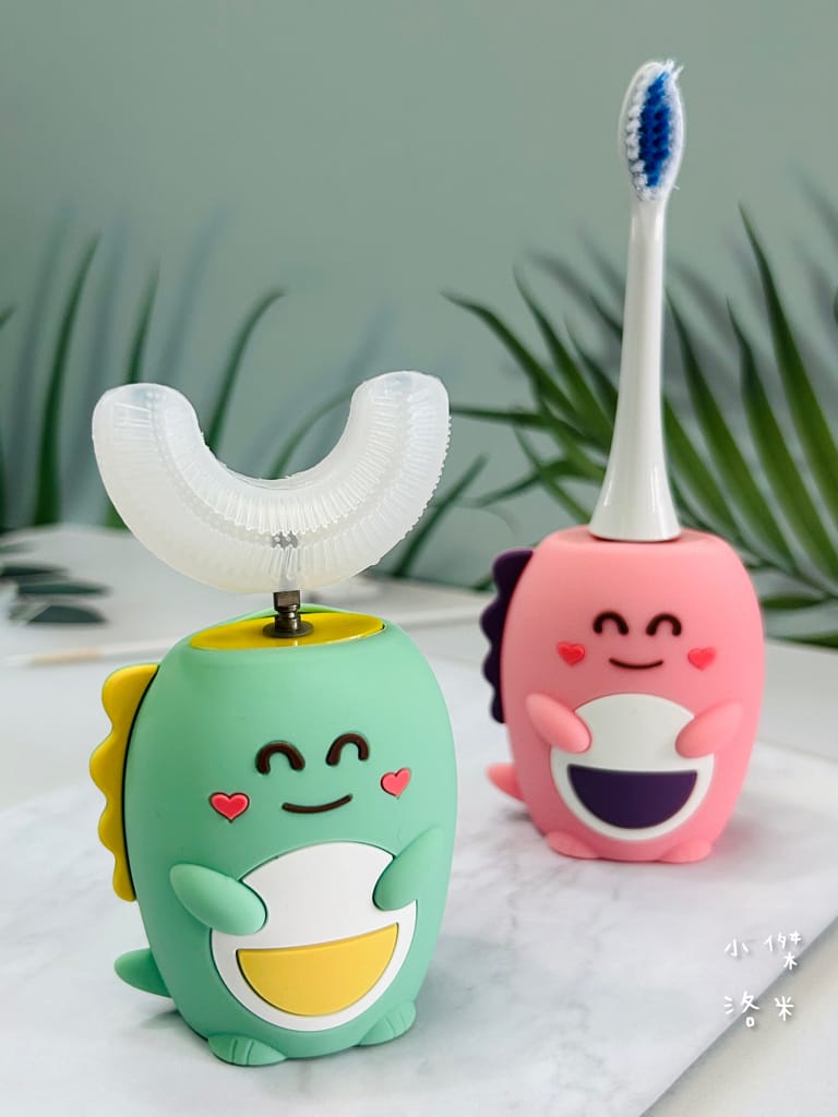 《育兒》NETTEC U型恐龍造型兒童電動牙刷｜U型牙清潔更全面 幫助孩子愛上刷牙 育兒神器 育兒好物推薦