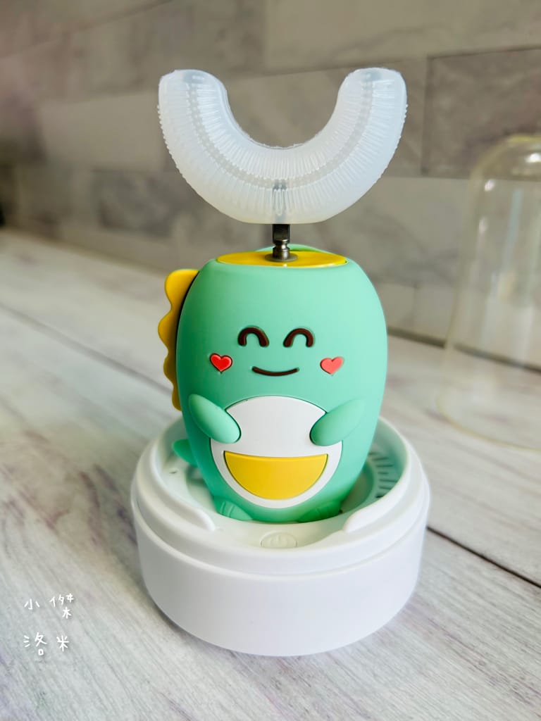 《育兒》NETTEC U型恐龍造型兒童電動牙刷｜U型牙清潔更全面 幫助孩子愛上刷牙 育兒神器 育兒好物推薦