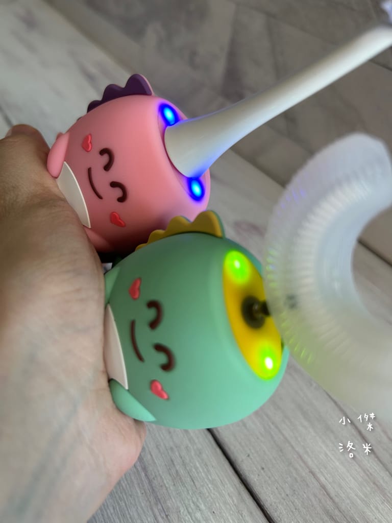 《育兒》NETTEC U型恐龍造型兒童電動牙刷｜U型牙清潔更全面 幫助孩子愛上刷牙 育兒神器 育兒好物推薦