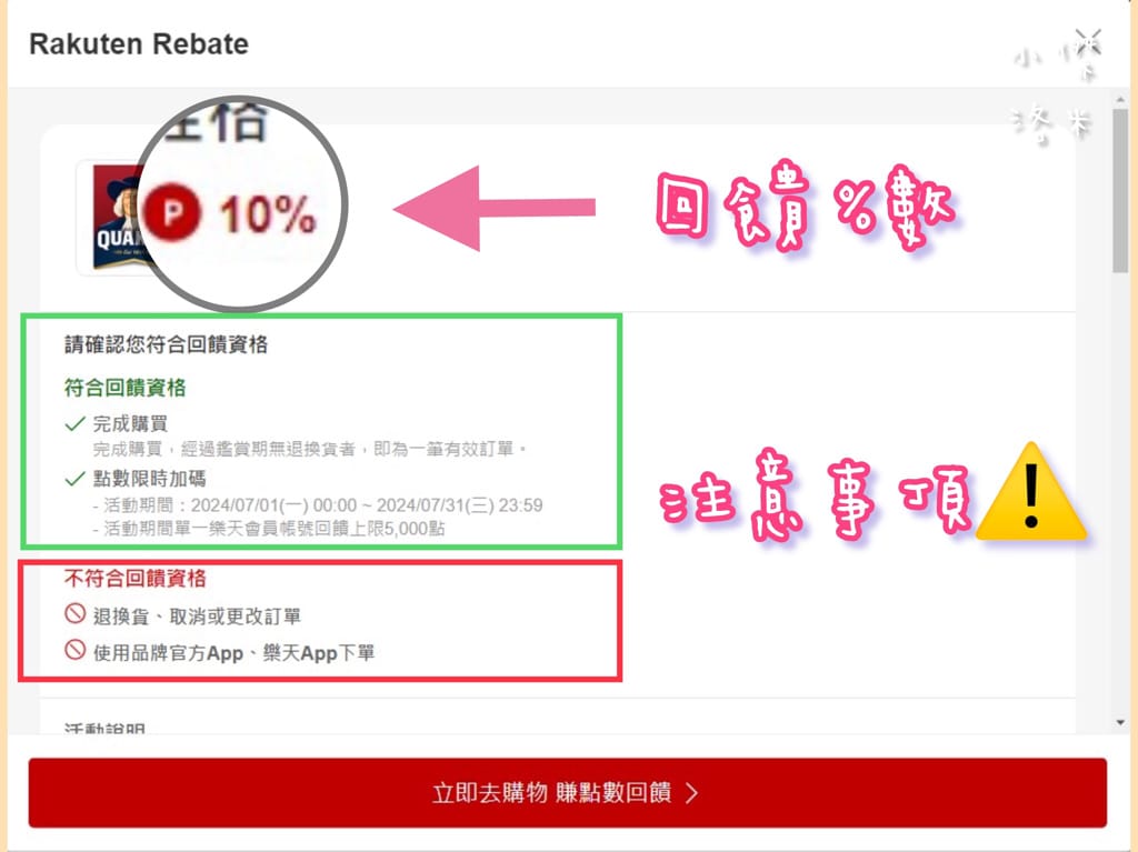 《生活》樂天Rebate｜樂天Rebate教學 購物回饋平台