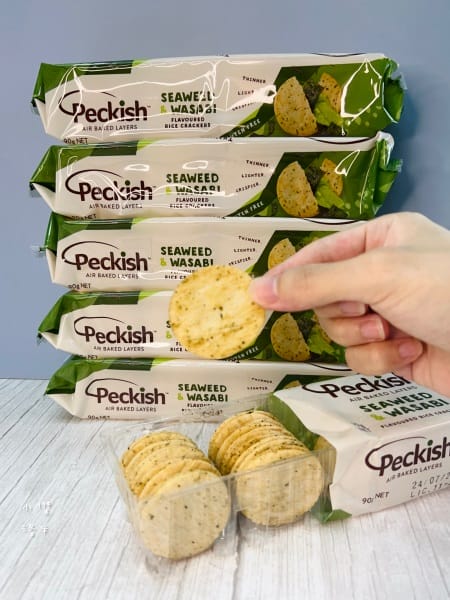 《美食》Peckish 派瑞許空氣烘焙米餅｜輕鬆脆 無麩質 