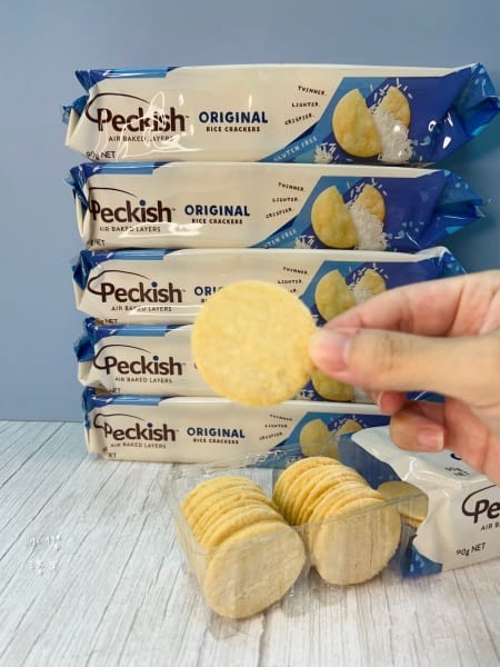 《美食》Peckish 派瑞許空氣烘焙米餅｜輕鬆脆 無麩質 