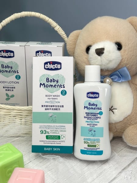 《母嬰》【Chicco】寶貝植萃呵護提籃禮盒｜嬰幼兒保養重點