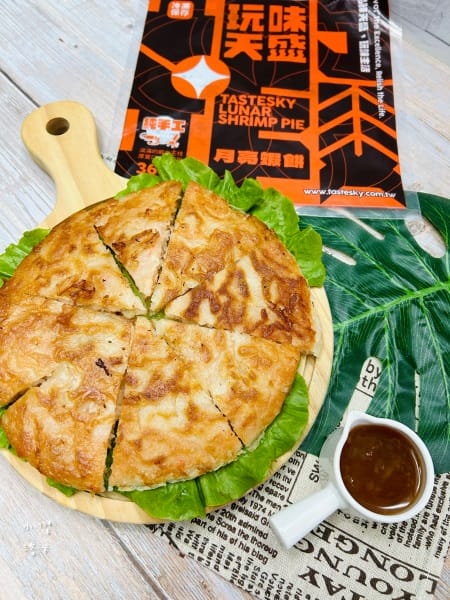 《美食》玩味天盛 月亮蝦餅｜酥脆外皮彈牙內餡 鮮甜蝦肉一口接