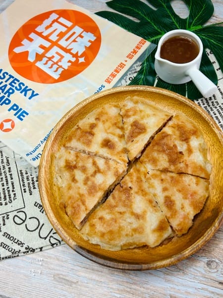 《美食》玩味天盛 月亮蝦餅｜酥脆外皮彈牙內餡 鮮甜蝦肉一口接