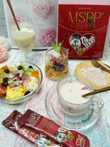 《保養》美神契約MSPP®超胜肽多元膠原蛋白｜新升級草莓牛奶