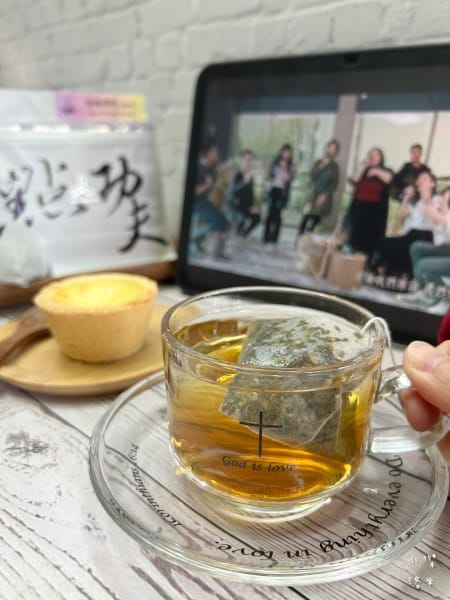 《美食》點功夫 DigKungFu｜金萱青茶/玫瑰青茶立體茶