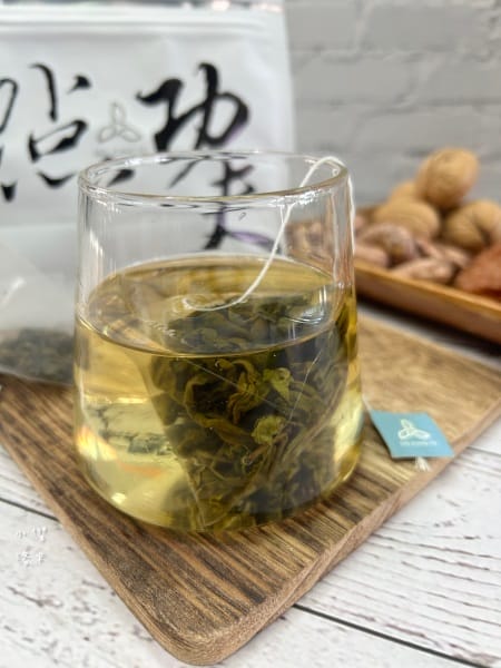 《美食》點功夫 DigKungFu｜金萱青茶/玫瑰青茶立體茶