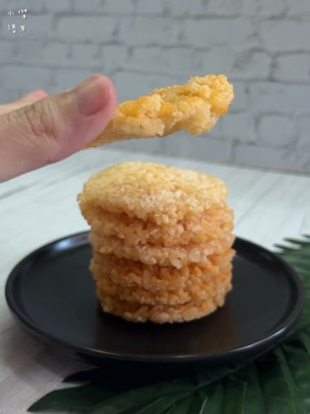 《美食》 一口鍋鍋粑脆餅｜酥脆餅乾分享 來一片米製脆餅 香到