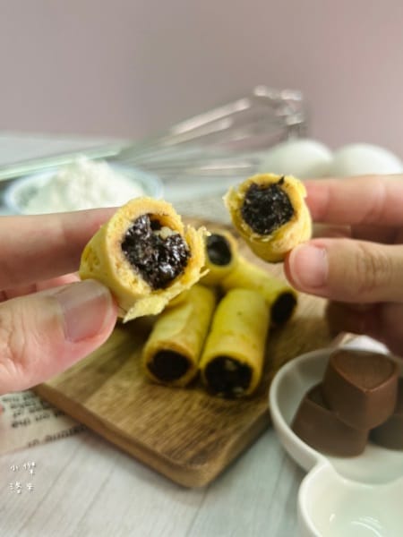 《美食》 Kris克里酥蛋捲｜孩子搶著吃的爆餡蛋捲 辦公室下