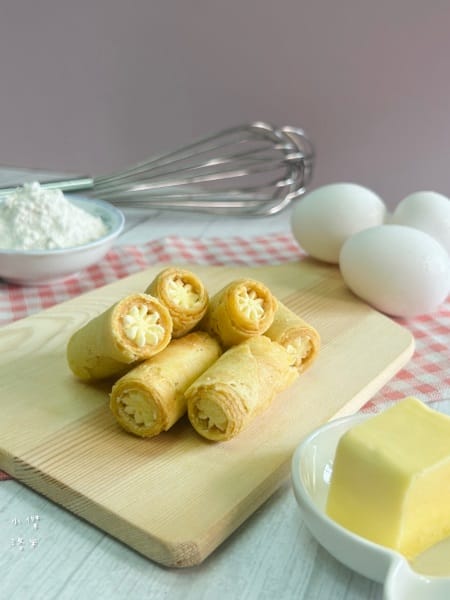 《美食》 Kris克里酥蛋捲｜孩子搶著吃的爆餡蛋捲 辦公室下