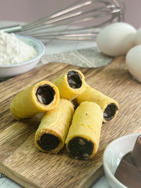 《美食》 Kris克里酥蛋捲｜孩子搶著吃的爆餡蛋捲 辦公室下