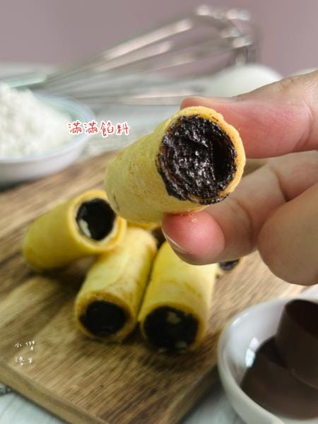 《美食》 Kris克里酥蛋捲｜孩子搶著吃的爆餡蛋捲 辦公室下