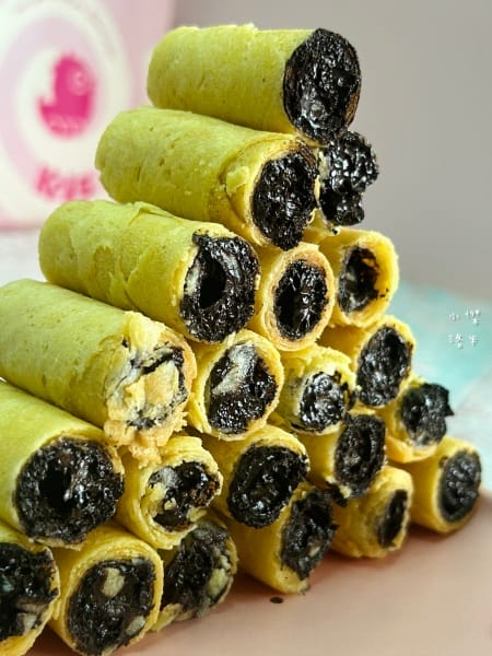 《美食》 Kris克里酥蛋捲｜孩子搶著吃的爆餡蛋捲 辦公室下