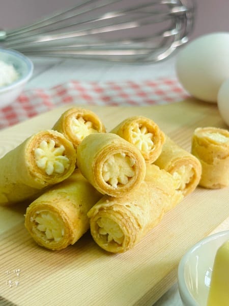 《美食》 Kris克里酥蛋捲｜孩子搶著吃的爆餡蛋捲 辦公室下