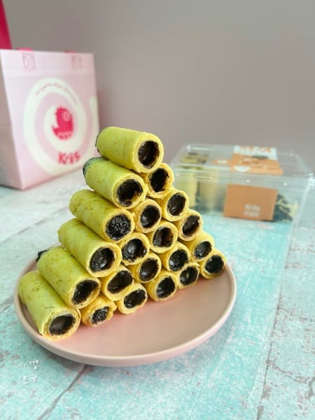 《美食》 Kris克里酥蛋捲｜孩子搶著吃的爆餡蛋捲 辦公室下