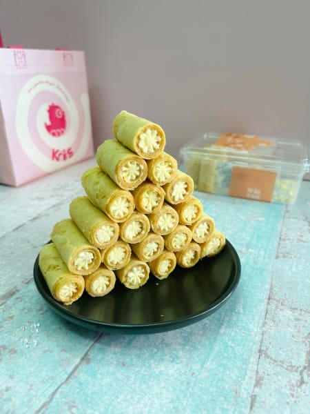 《美食》 Kris克里酥蛋捲｜孩子搶著吃的爆餡蛋捲 辦公室下