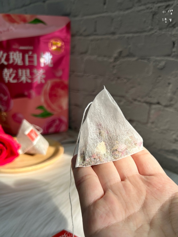 《生活》阿華師 玫瑰白桃乾果茶｜夏日飲品推薦 無加糖 無咖啡因茶包 粉紅少女療癒花果茶