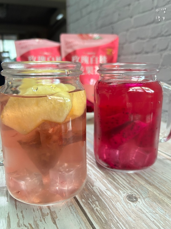 《生活》阿華師 玫瑰白桃乾果茶｜夏日飲品推薦 無加糖 無咖啡因茶包 粉紅少女療癒花果茶