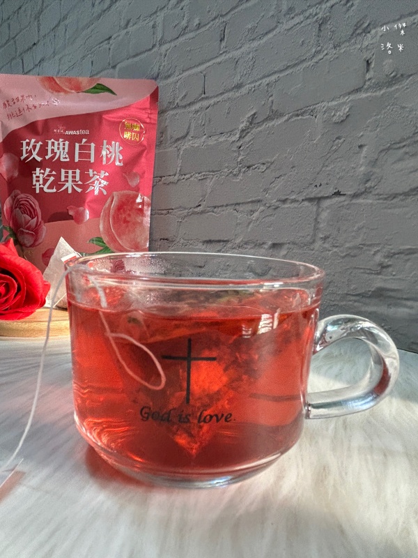 《生活》阿華師 玫瑰白桃乾果茶｜夏日飲品推薦 無加糖 無咖啡因茶包 粉紅少女療癒花果茶