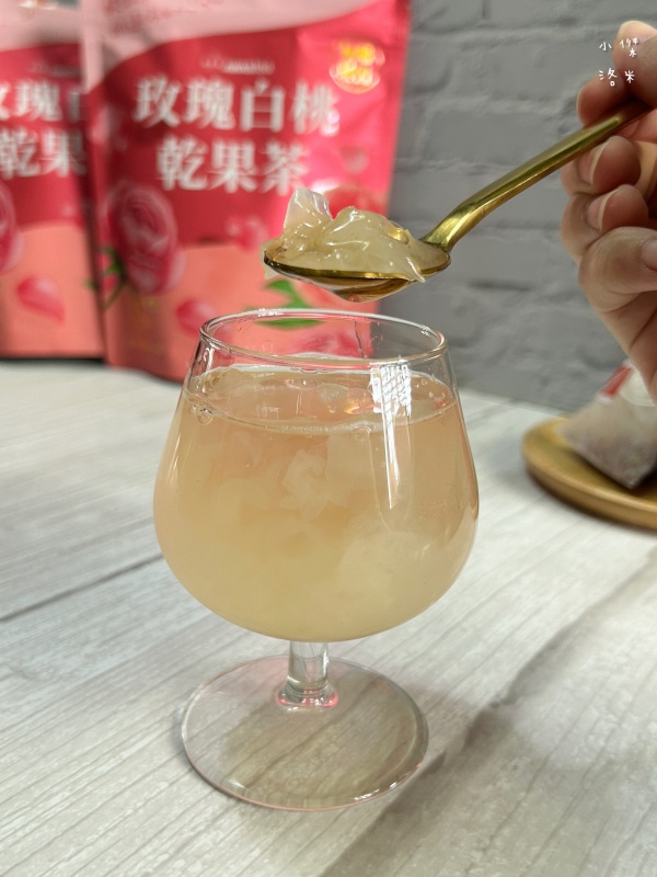 《生活》阿華師 玫瑰白桃乾果茶｜夏日飲品推薦 無加糖 無咖啡因茶包 粉紅少女療癒花果茶